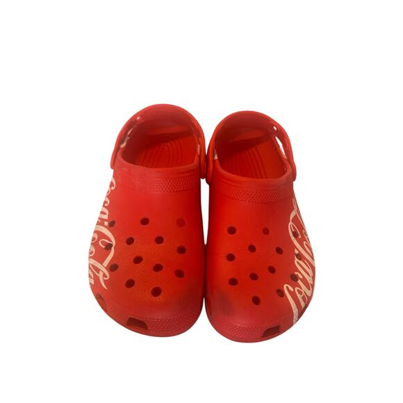 Crocs Women's 9 CocaColaxClassic Red White Comfort Limited Edition Clog - Picture 6 of 7